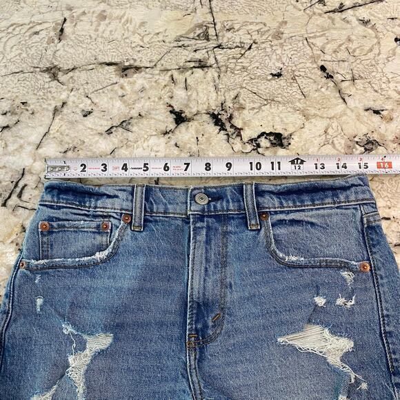 Abercrombie & Fitch The Mom Short Size 4 /27 - Picture 5 of 6